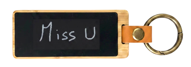 Front of KEEP displaying a note